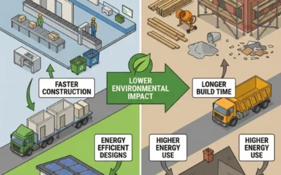 Por qué las casas industrializadas son más sostenibles que las tradicionales