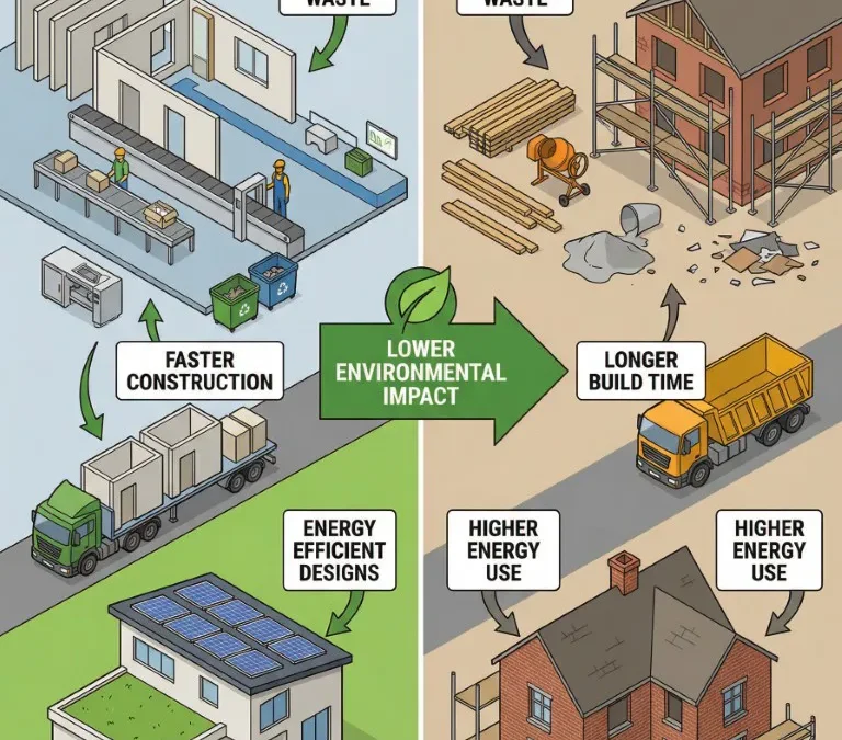 Por qué las casas industrializadas son más sostenibles que las tradicionales